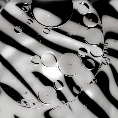 Zebra print techno scuba