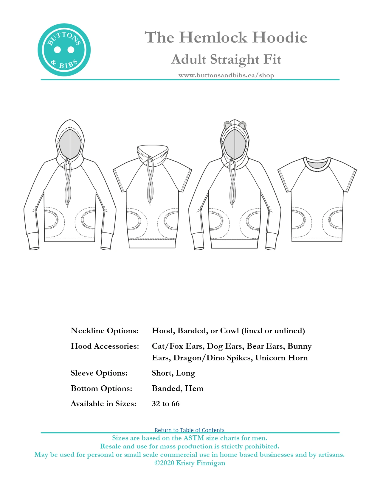 The Hemlock Hoodie - Straight Fit